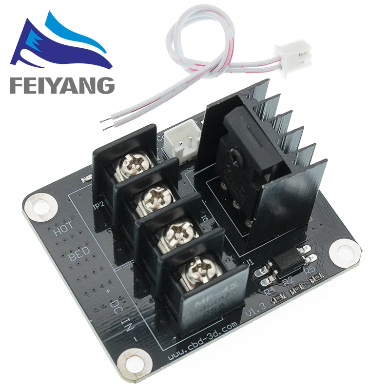 New 3D printer Hot Bed MOSFET Power Expansion Board / Heat bed Power Module For Anet A8 A6 A2 Compate Black Ramps 1.4