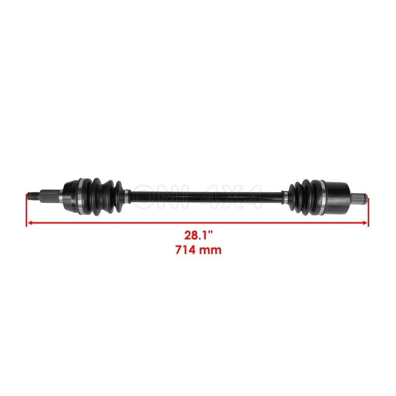 2PCS CV shaft drive shaft rear half shaft suitable for Polaris RZR 4 800 RZR S 800 800 Ranger RZR 