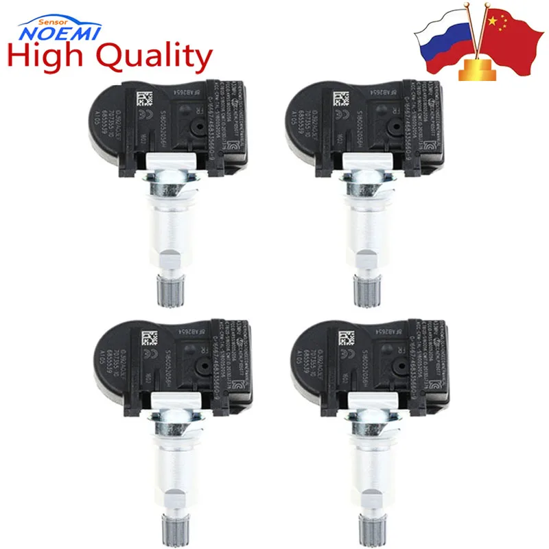 YAOPEI 4pcs/Lot 707355-10 36106855539 For BMW X1 X2 X5 X TPMS Sensors 433Mhz 70735510 707355 10 36106881890 36106856209 6855539