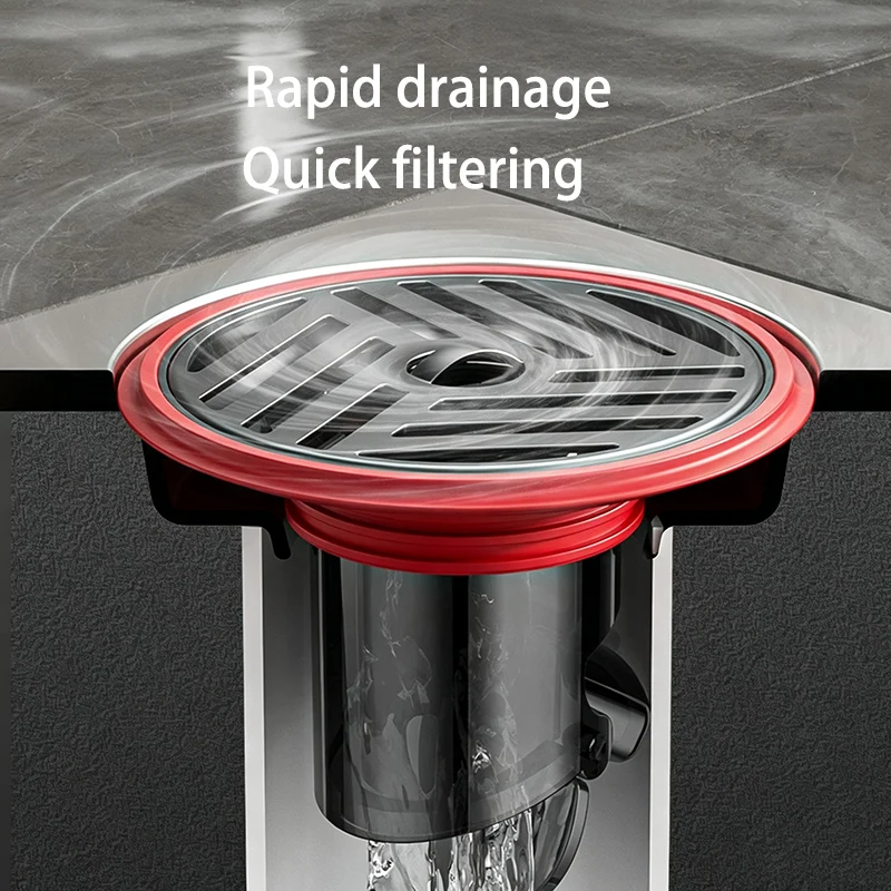 Floor Drain Deodorizer Anti-odor Insect-proof Closed Cover Bathroom Sewer Universal Inner Core