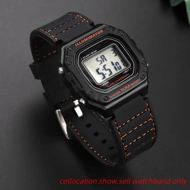 

silicone watchband For Casio G-SHOCK small square watch Strap DW5600 GWM5610 GM5600 DW-6900 GA-2100 GA110 GD120 men's Bracelet