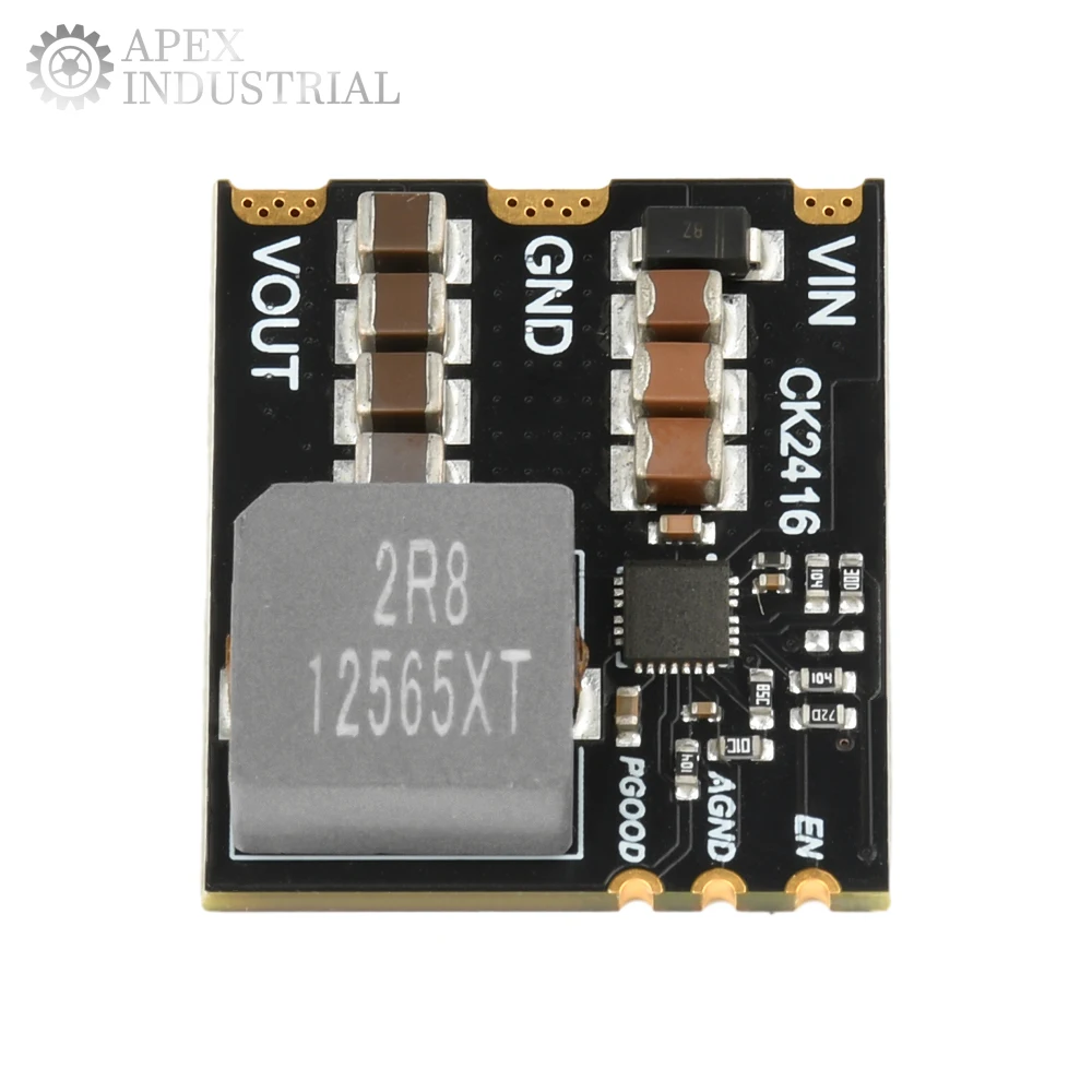 DC-DC Step-down Power Supply Module DC 6-24V to 5V 16A / DC 15-24V to 12V 12A Buck Module Voltage Regulator GND Heat dissipation