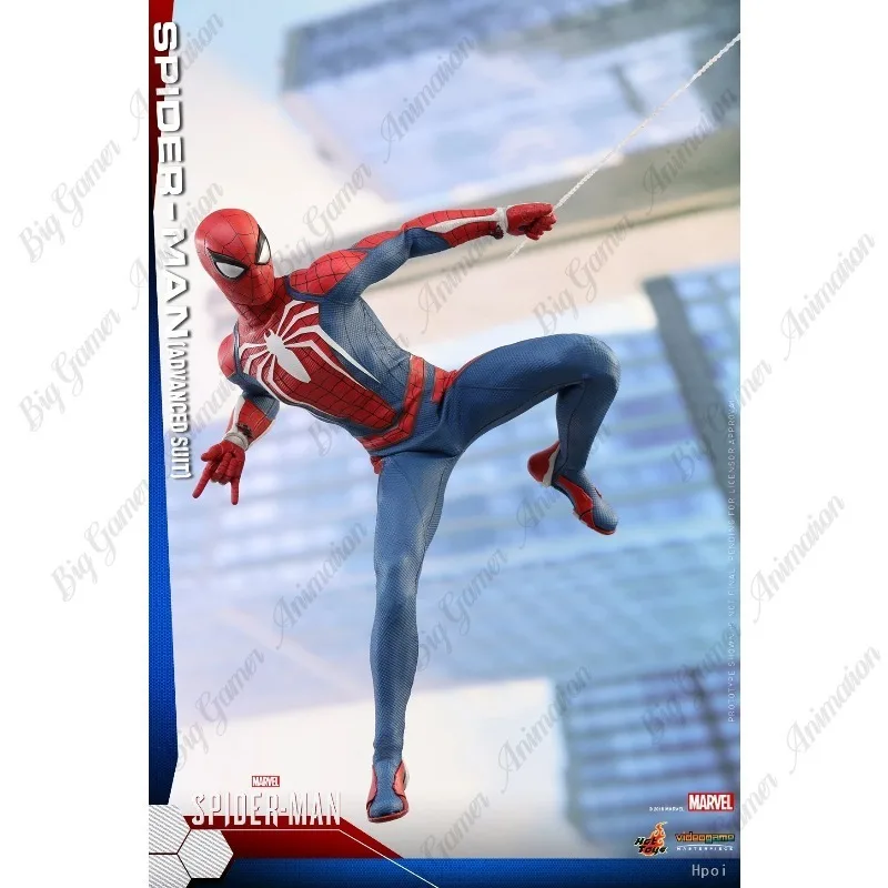【In-stock】Genuine HotToys VGM31 1/6 Spider-Man Advanced Suit Edition Video Game Version Action Figure Collectible Model Toy Gift