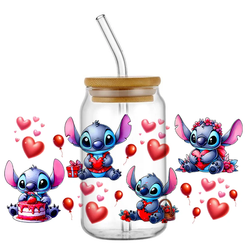 Little Monster new design Easy peel waterproof DIY Decals 3D transfers uvdtf crystal stickers 16oz tumbler cup wraps sticker