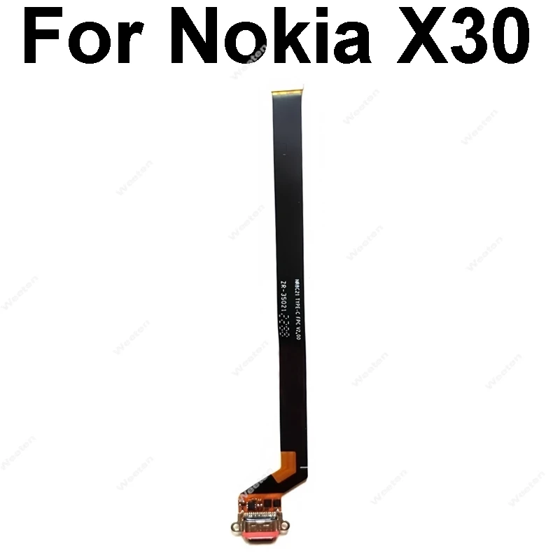 Płytka ładująca USB Port dokujący Elastyczny kabel do Nokia XR20 XR21 X30 Złącze ładowarki USB Elastyczny kabel Płytka Wstążka Części naprawcze — zdjęcie produktu 3