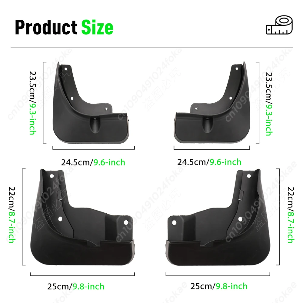 For Hyundai Venue 2019 2020 2021 2022 Fender Mudguard Mud Flaps Guard Splash Flap Mudguards Car Accessories