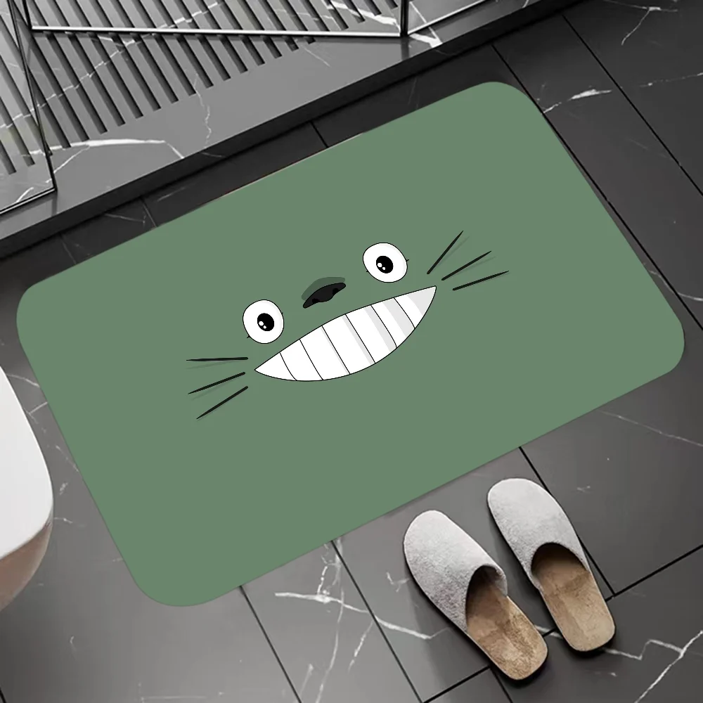 

1 шт., напольный коврик «Мой сосед Тоторо», дверной коврик для ванной комнаты, кухни, длинный коридорный ковер, нескользящий коврик для гостиной, домашний декор