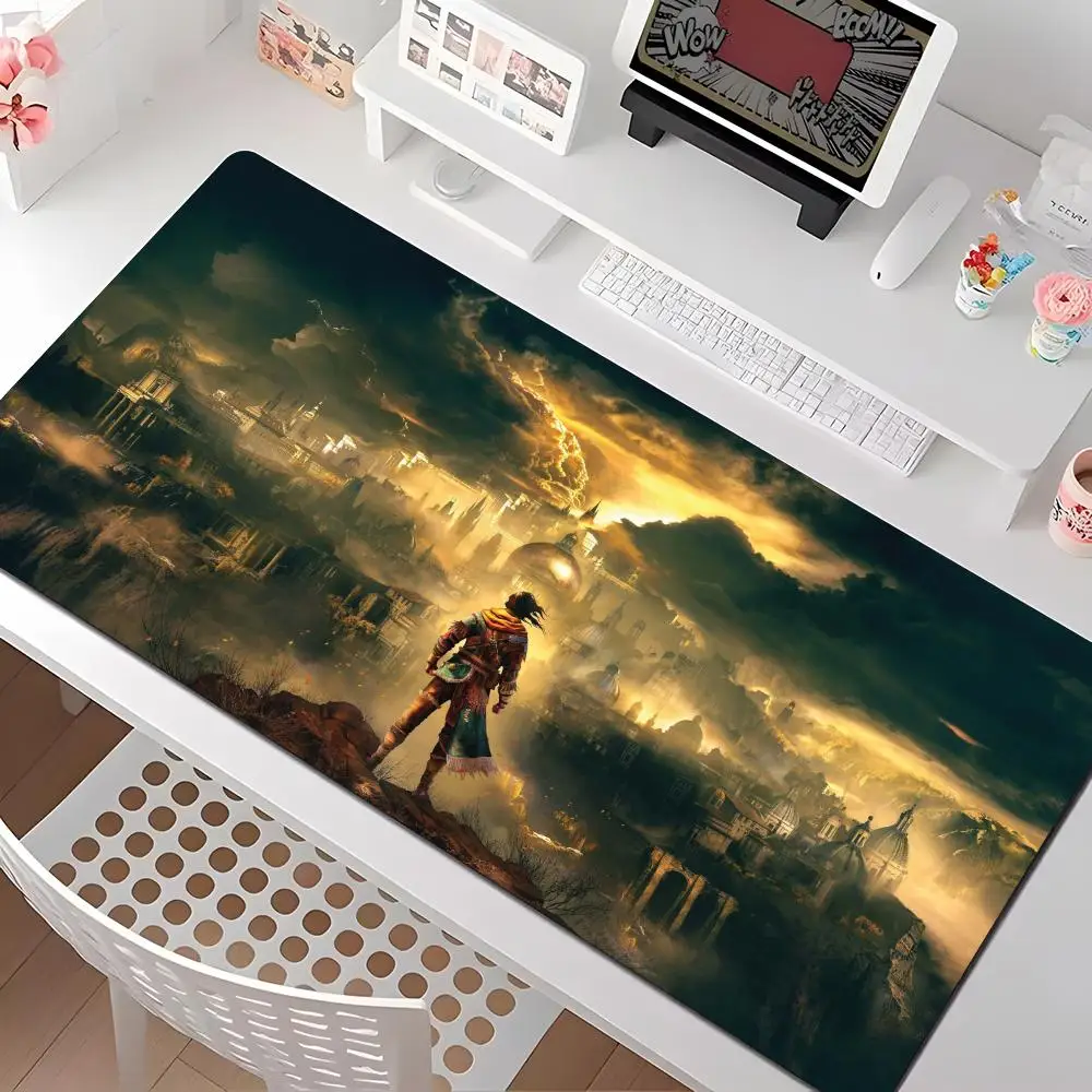 

G-greedfall 2 Mouse Pad Multiple Sizes Large Square Computer Office Game Table Mats Rubber Anti-slip Mousepads