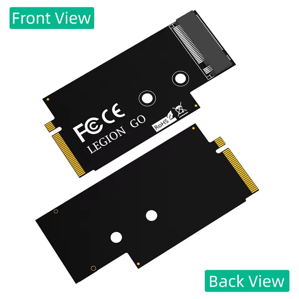 1PC Modified Transfer Board for NVME M.2 2242 to 2280 Hard Drive Card Accessory For Legion Go SSD Memory Card Adapter