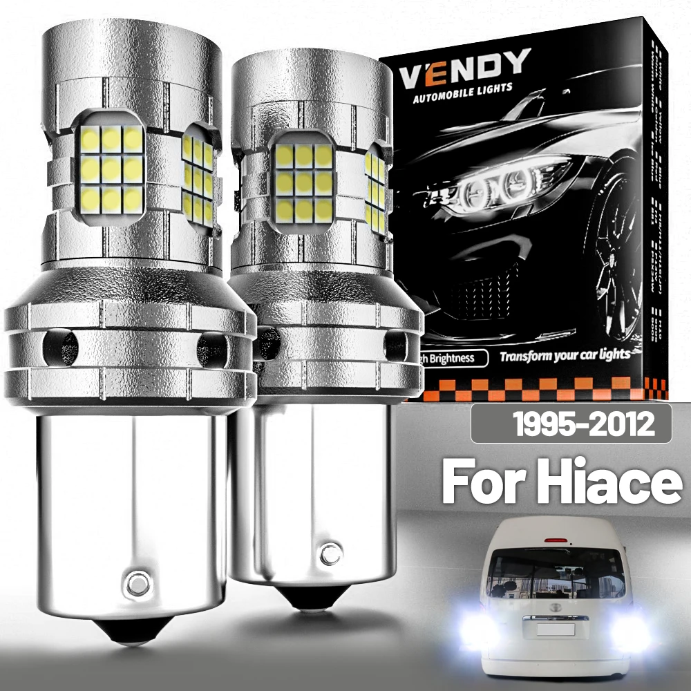 2 stücke LED Reverse Licht Für Toyota Hiace 1995-2012 Backup Lampe 2003 2004 2005 2006 2007 2008 2009 2010 2011 Canbus Zubehör