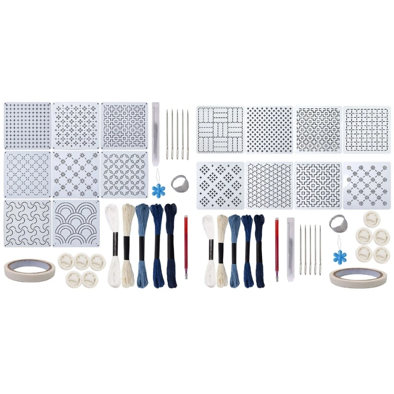 

U2JC Complete Embroidery Set With Needle Thread And PET Pattern