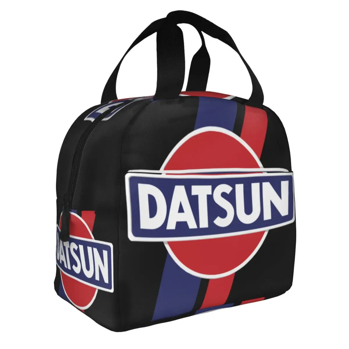 Datsuns Racing Car Thermal Insulated Lunch Bags Women Portable Lunch Tote for Outdoor Camping Travel Multifunction Food Box
