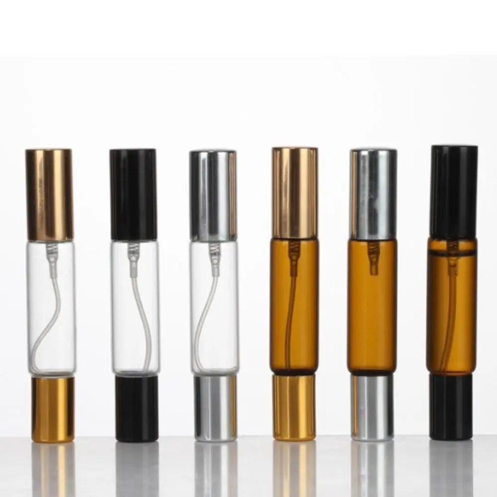 10ml Capacity Glass Bottle Rolling Ball Double-ended Double-headed Bottle Empty Aluminum Nozzle Double-head Bottling Machine