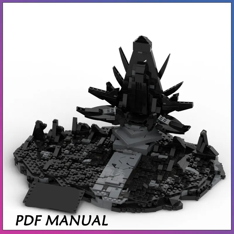 ตัวต่อโมเดลภาพยนตร์ Star Movies รุ่น MOC แบบสามมิติ รูปทรงบัลลังก์ ของขวัญเทคโนโลยีแบบประกอบเอง ของเล่นสำหรับเด็กในช่วงเทศกาล