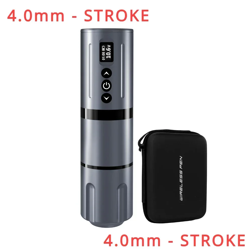 4.0mm stroke Wireless Tattoo Battery Pen Super Long Working Time Cut Line Tattoo All-in-One Machine Artist for Body Depiction