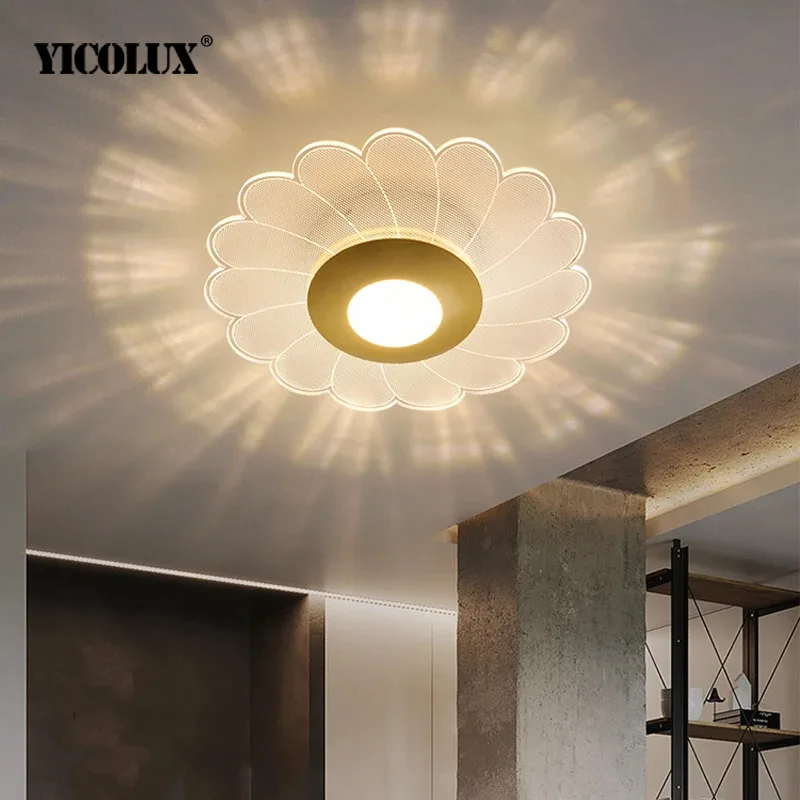 

Corridor Lamps Modern LED Ceiling Lamp Porch Light Kitchen Indoor Lighting Restaurant Round Flower Balcony Home Decor Fixtures