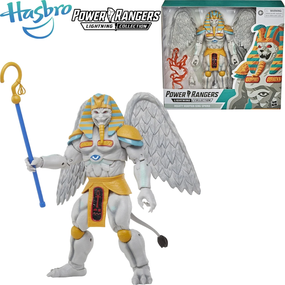 In Stock Original Hasbro Lightning Collection Power Ranger Mighty Morphin King Sphinx Collectible Model Toys Figures