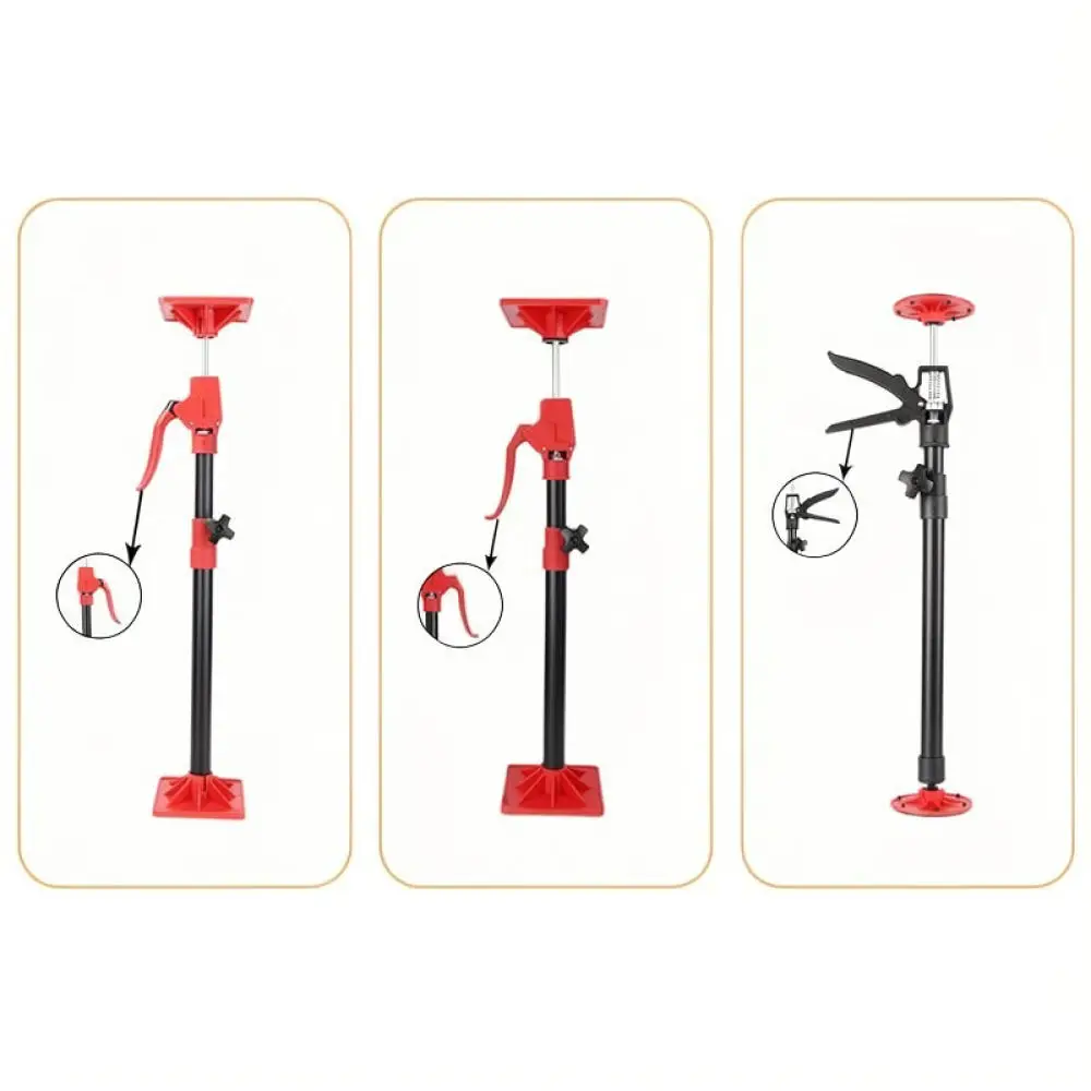 Adjustable Cabinet Installation Support Pole Stainless Steel Telescopic Lifting Tool For Woodworking Ceiling Drywall Fixing