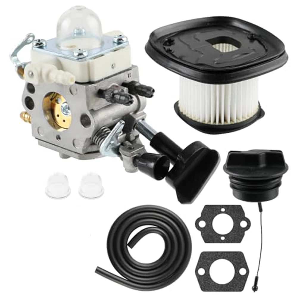 Carburetor Kit With Air Filter Gasket Fuel Line For SH86 SH86C BG86 BG86CE Leaf Blower Engine Repair Maintenance Replacement Par