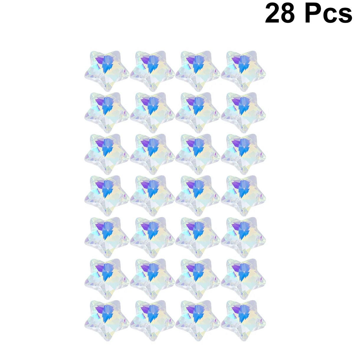 

28Pcs DIY Plating Glass Pendants Stylish Charm Set for Earring Clothes Jewelry Making Crystal Pendant Charms