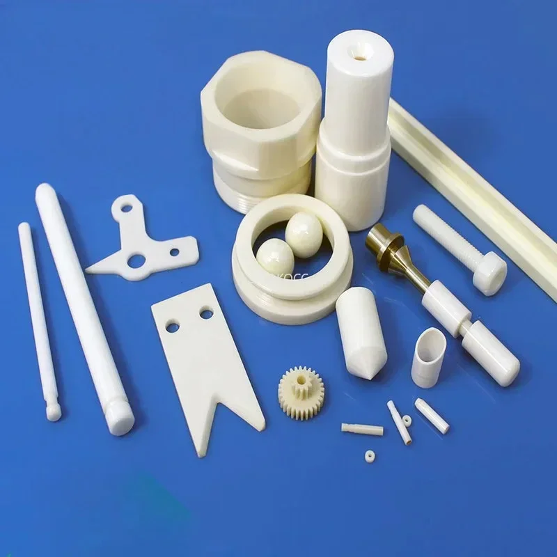 Customized Industrial Ceramic Processing Zirconia Plunger Pump Body Parts Precision Alumina Bushing Photovoltaic Ceramics