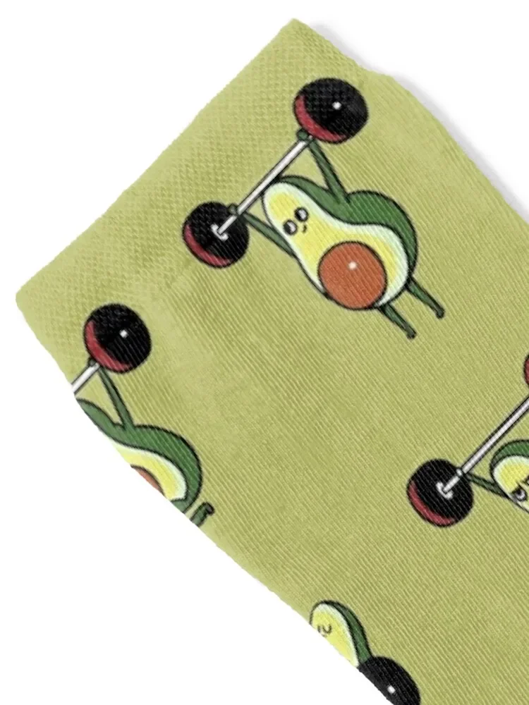 Calcetines antideslizantes con diseño de aguacate para mujer, calcetín divertido de fútbol, regalo de Navidad