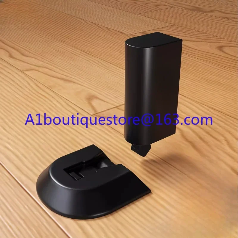 Ground suction, non perforated door suction, extremely narrow glass door stopper, windproof