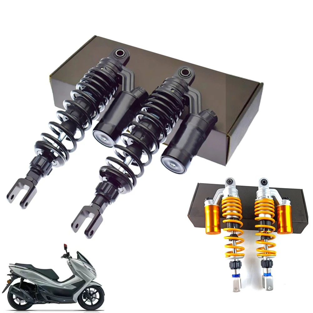 320-360mm Adjustable Damping Motorcycle Rear Shock Absorber For Honda Suzuki Yamaha N/Xmax Aerox RSZ PCX125/150 Scooter ATV Quad