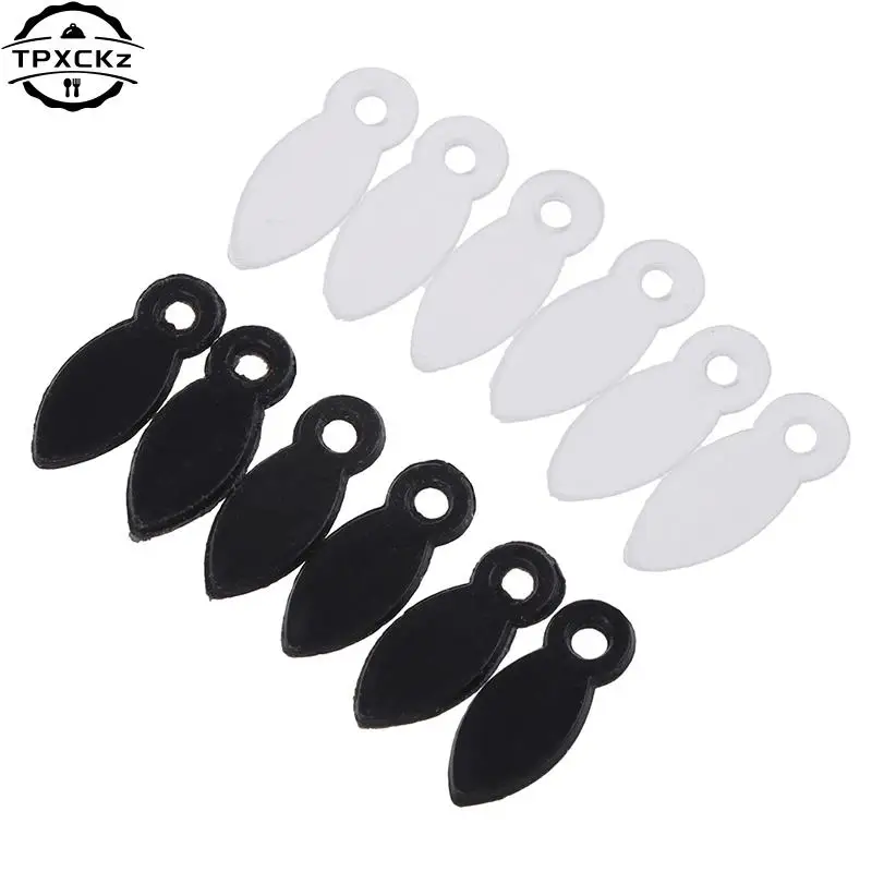 100pcs DIY Rotating Buttons Photo Frame Hooks Picture Frame Accessories Crafts Photo Frame Buckle Black/white