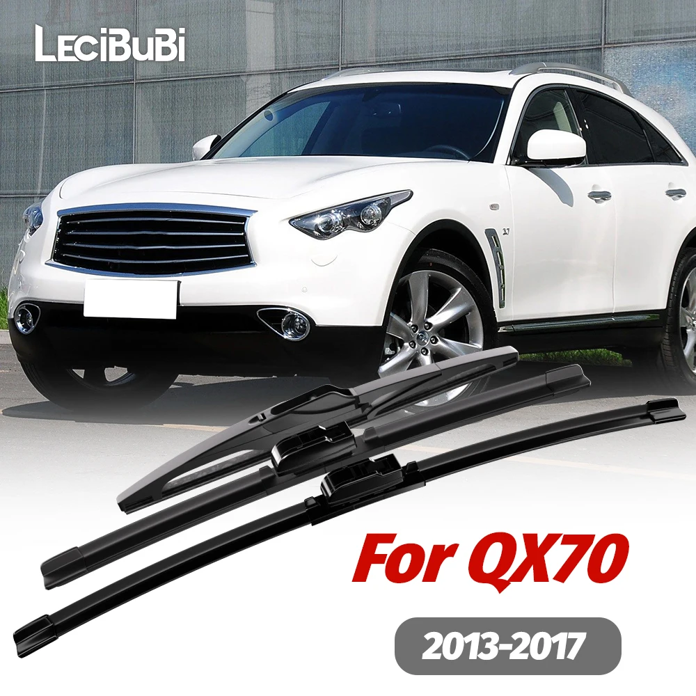 

1set Front & Rear Windshield Wiper Blades Windscreen Wipers For Infiniti QX70 2013-2017 2014 2015 2016 Accessories