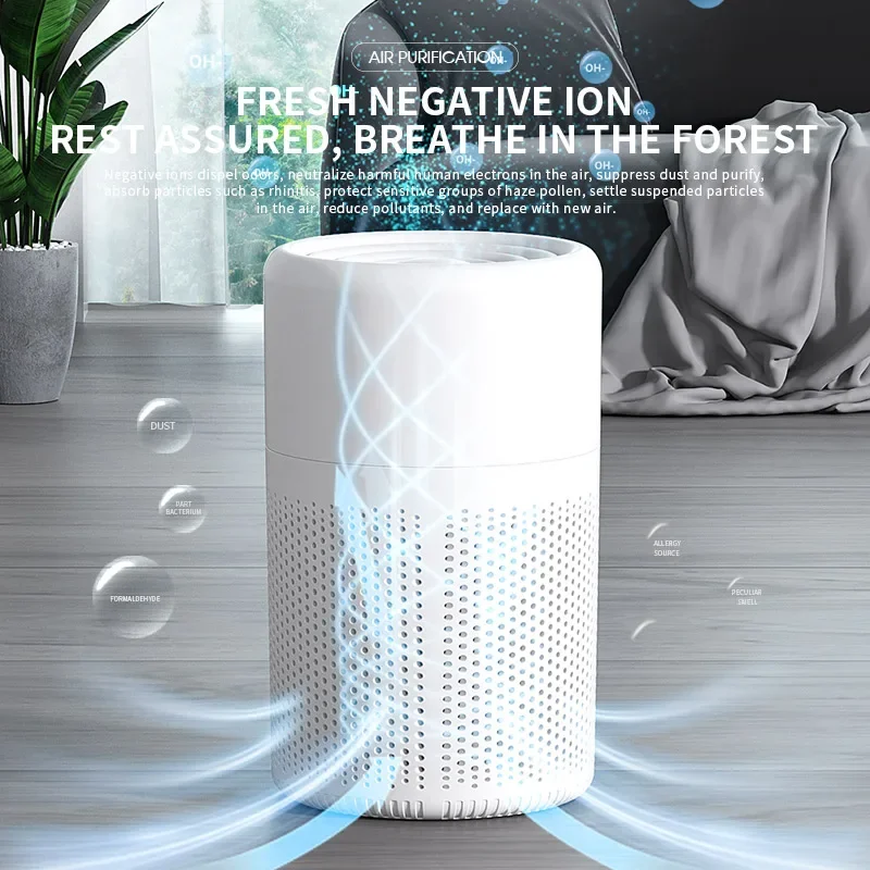 Xiaomi Youpin Desktop Purificador de Ar Filtro, Ion Negativo Purificação, Esterilização Desodorizante, Freshener carro portátil, Casa, Novo