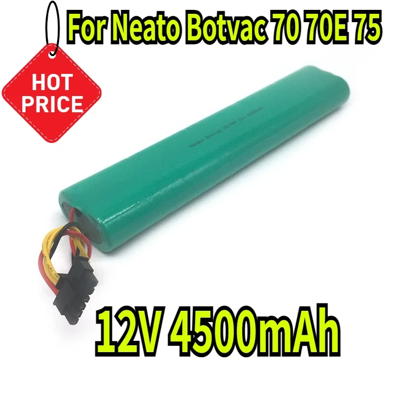 

12V 4500mAh for Neato Botvac 70 70E 75 75s 80 85 D70 D75 D80 D85 D7500 D8000 D8500 Casino187 Cleaning Robot Battery