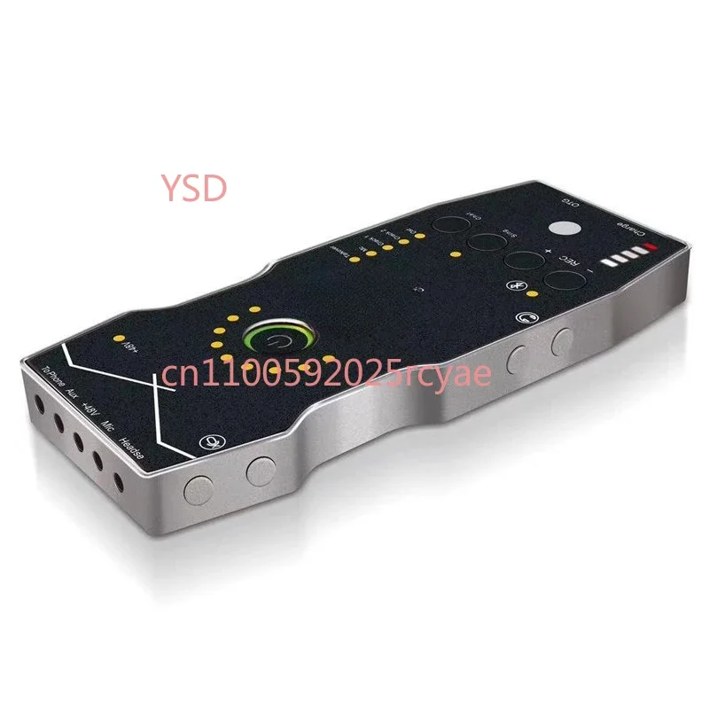 New CQAso8 fifth-generation sound card for singing, mobile phone live streaming set, wireless microphone set.