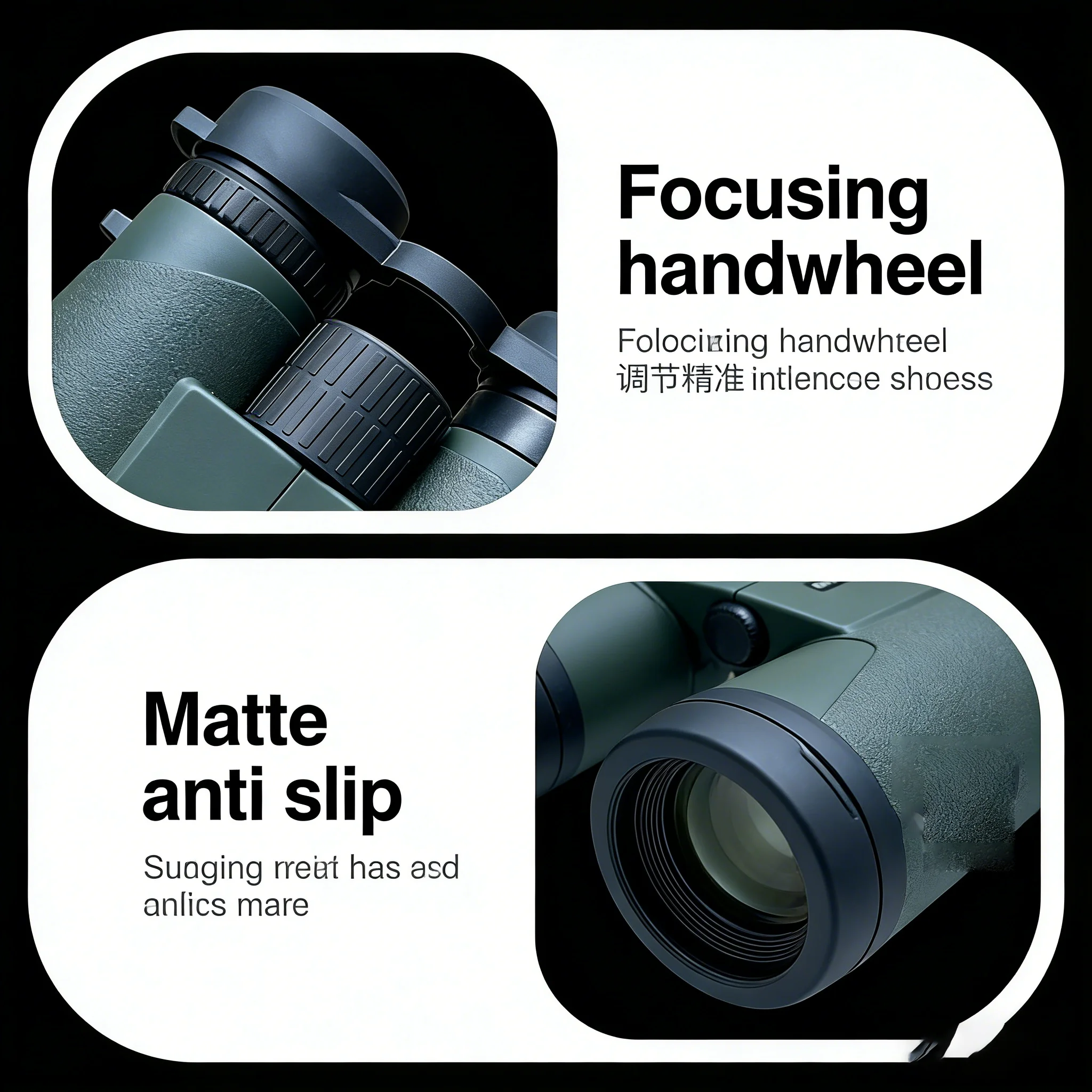 SUNCORE 12X42  L Green Binoculars - High-Performance, Durable, and Perfect for Outdoor Adventures