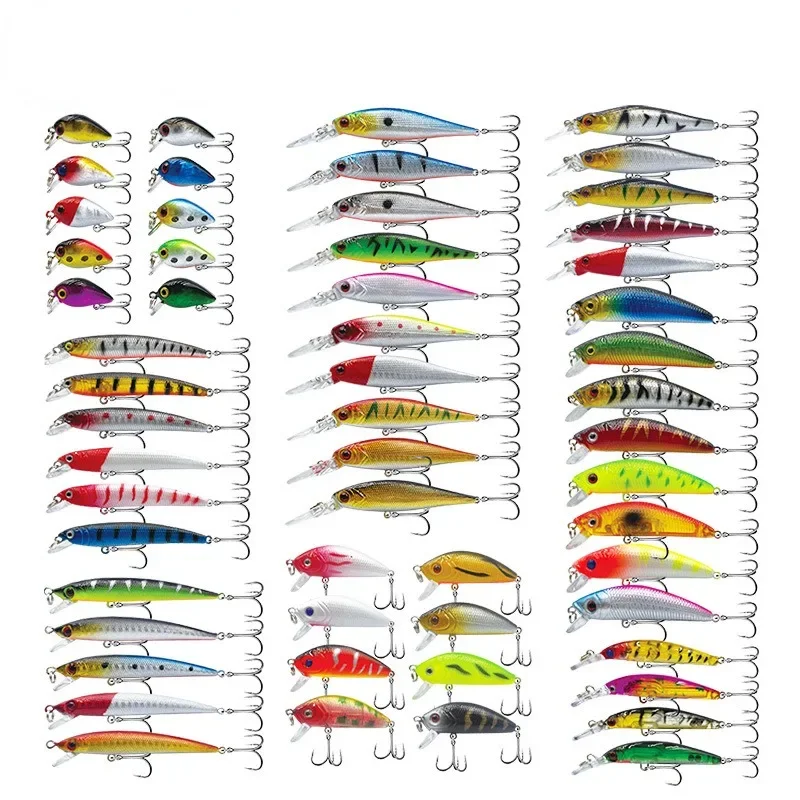 

Fishing Lures Set Minnow Popper Pencil Swing Swimbait Wobblers Artificial Bionic Crank Pesca Suit Crankbait Tackle Hard Bait Kit