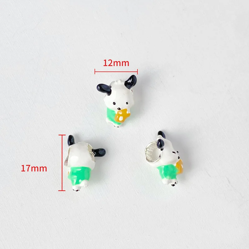 New Miniso Fashion Sanrio Charm Beads Suitable for Original Women's Bracelets Jewelry Accessories Gifts