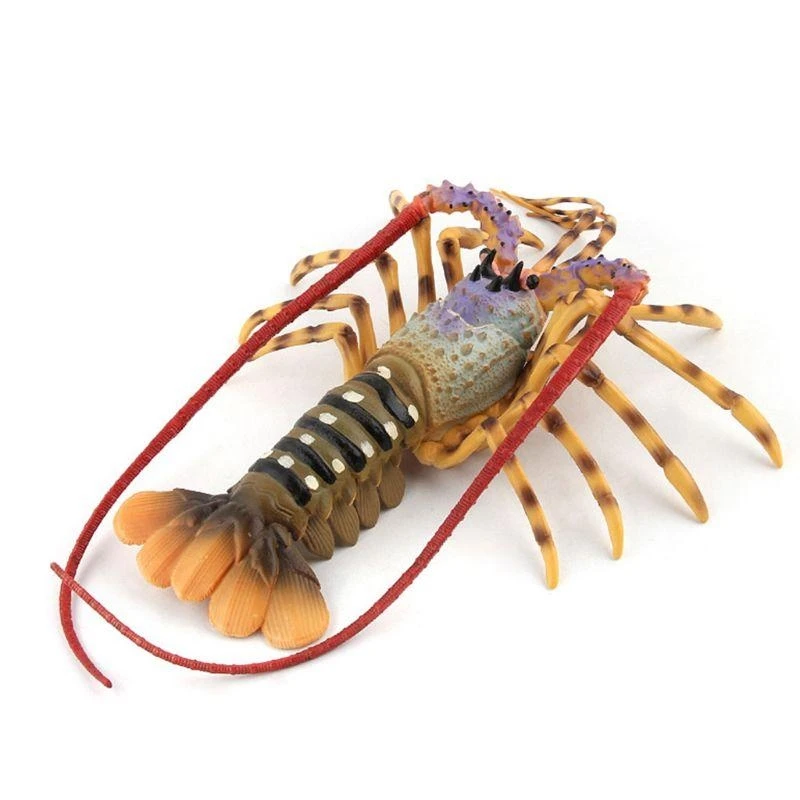 Realistic Lobster Mini Figurine Marine Animal Model for Children Hobby Collector 15UB