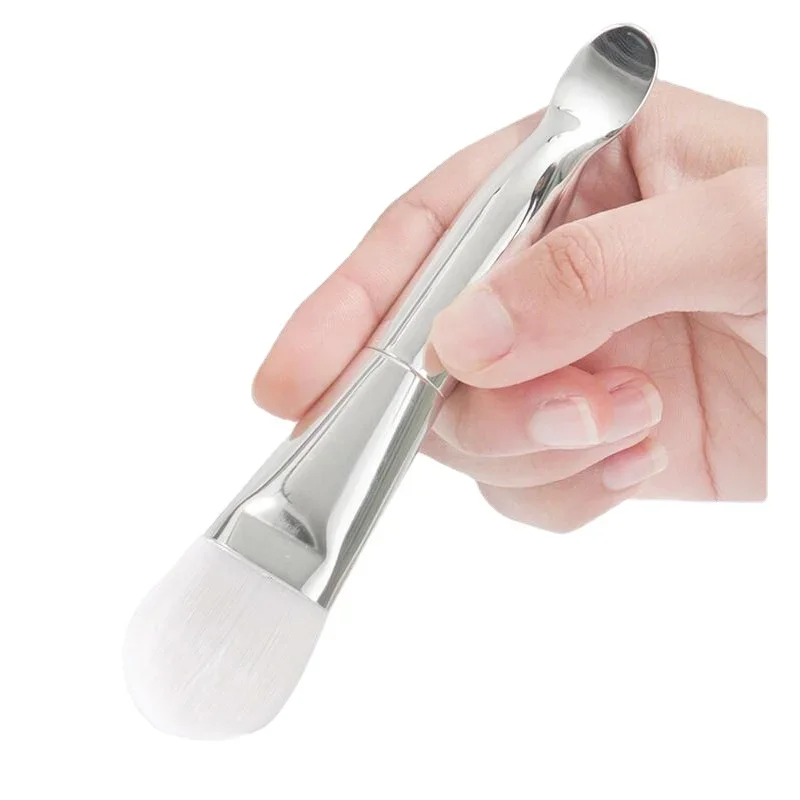 Spazzola morbida per maschera per il viso Capelli piatti e morbidi Pulizia del viso Cura della pelle Frullatore Applicatore per fondotinta Pennello per correttore Strumento per il trucco di bellezza