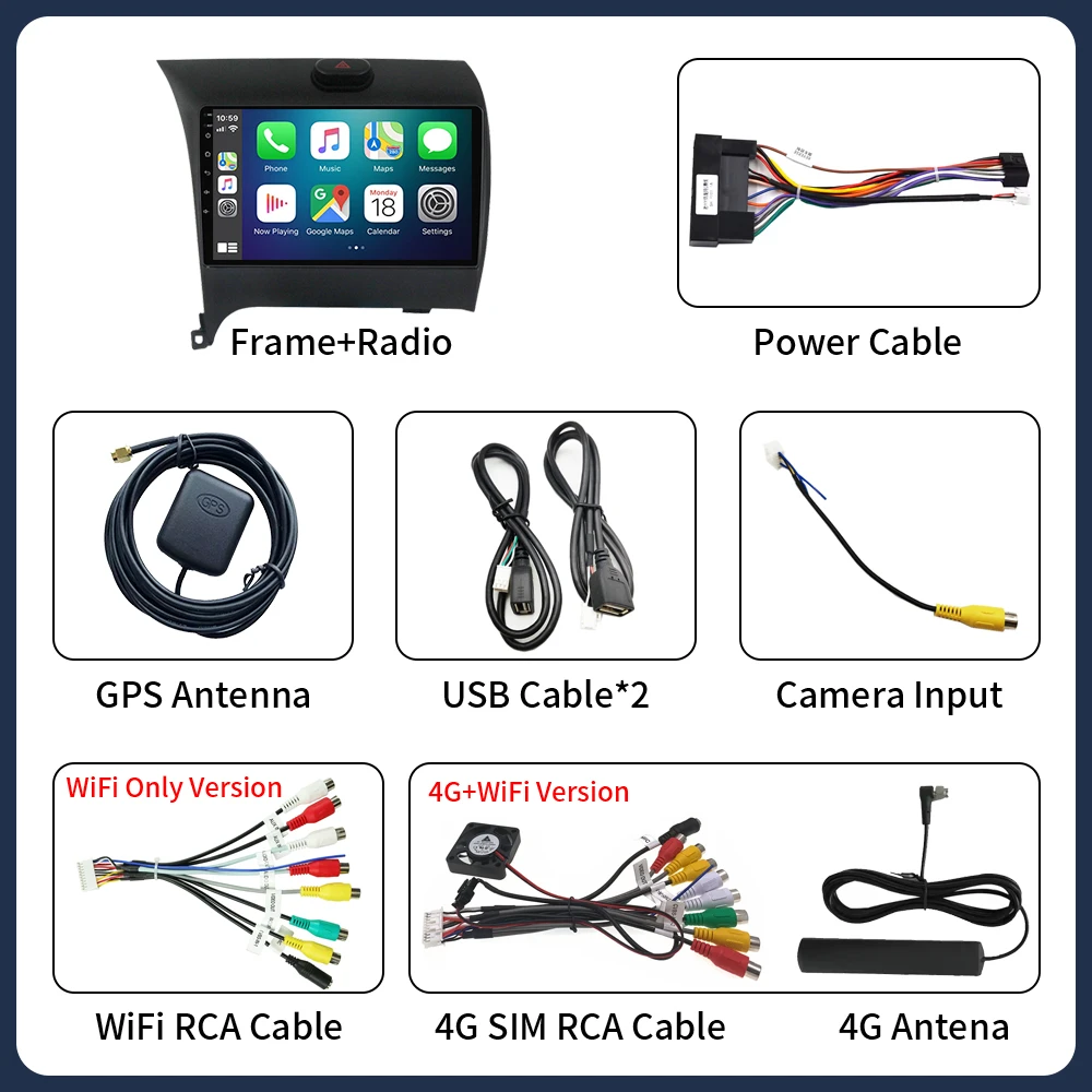 5G WIFI Car Multimedia Video For Kia K3 Cerato Forte 2013-2017 dvd 2 din Android 16 Auto Carplay Radio Stereo GPS BT - Image 6