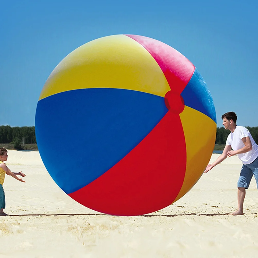 Beach Ball Inflatable Balls Toy Outdoor Large Pvc Teenagers Sports Toys Baby Aldut