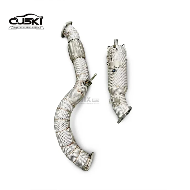 Stainless Steel Automotive Exhaust Parts For Acura TLX 2.0T 2021-2024 2.0T thermostability Exhaust Downpipe Exhaust Modification