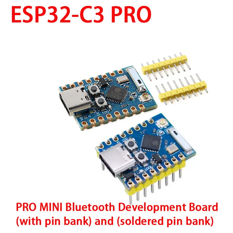 ESP32-C3-PRO MINI Development Board Bluetooth WiFi ESP32-C3 Module With Pin Header Solderable Pins