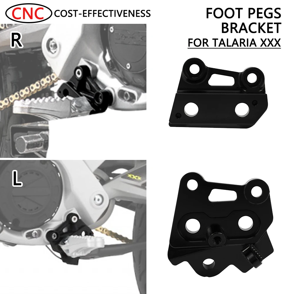 CNC Motorcycles Accessories Foot Pegs Bracket Right Left Adjustable For TALARIA STING X3 XXX TL2500 Electric Vehicle