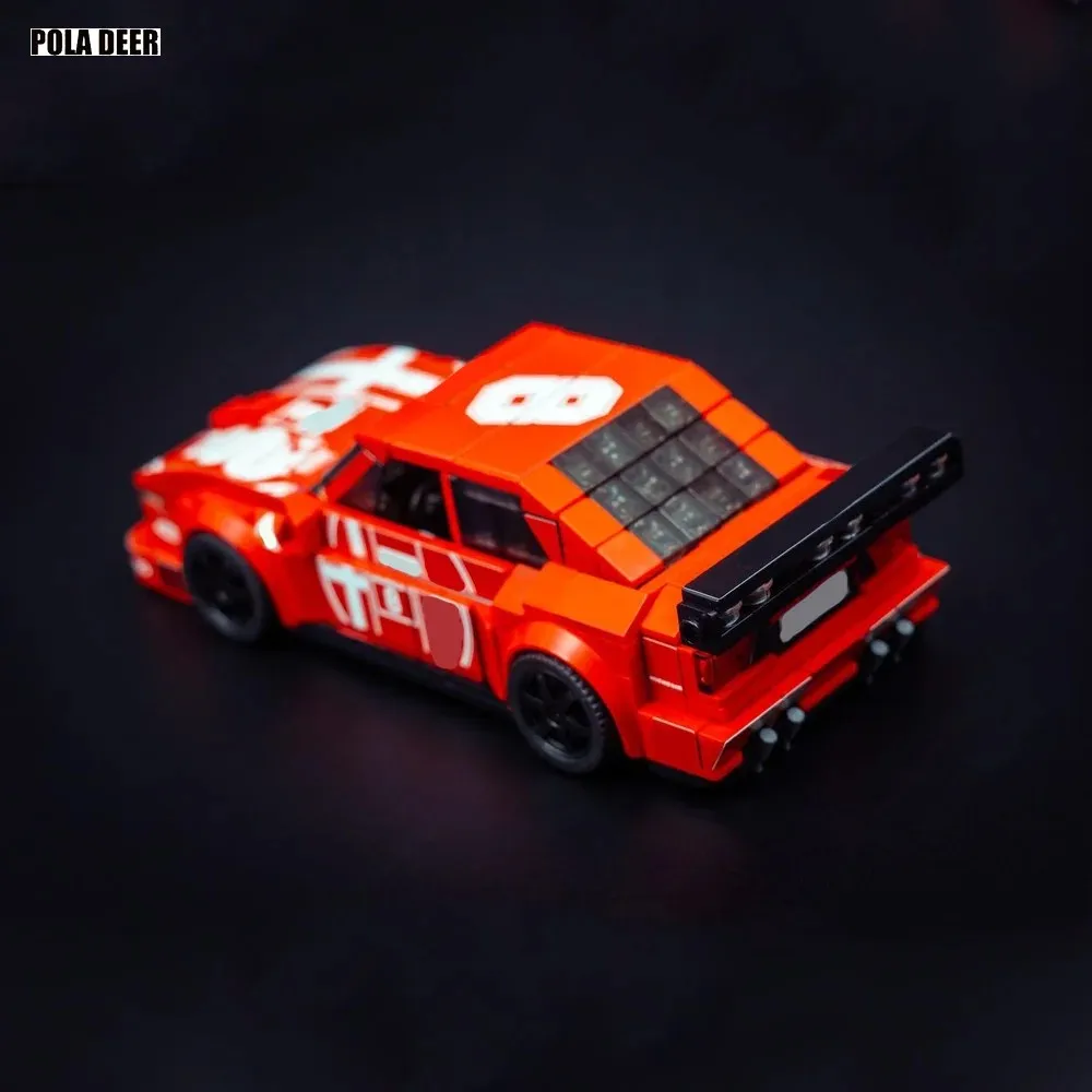 MOC 379ピース DIY チャンピオンRVシリーズ アルファ155 V6 TI DTM クリエイティブな個性を表現するビルディングブロック パズル組み立てモデル おもちゃ フェスティバルギフト