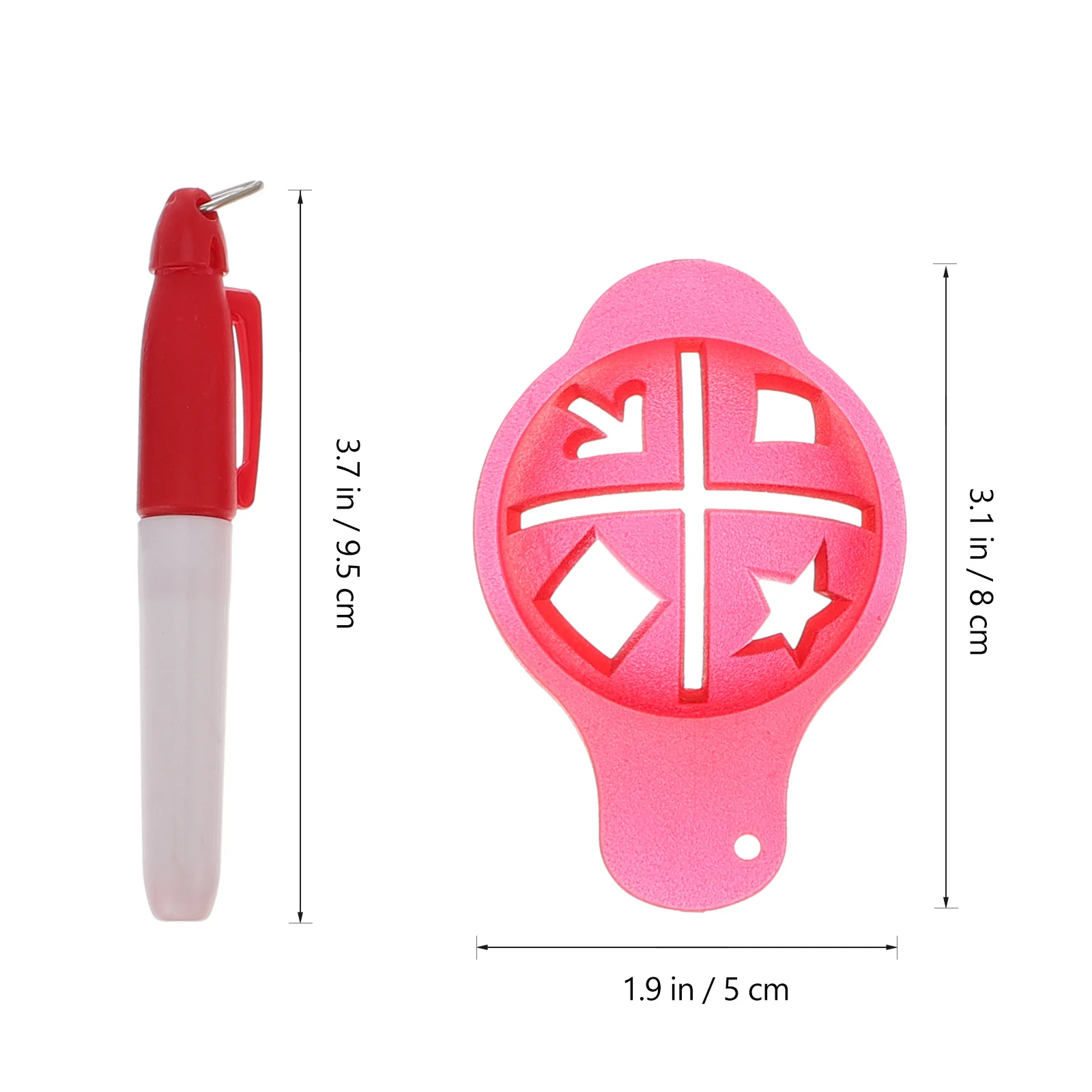 

6Sets Round Ball Markers Premium Material Durable Practical Golf Ball Line Marker Tool Easy Straight Lines Drawer