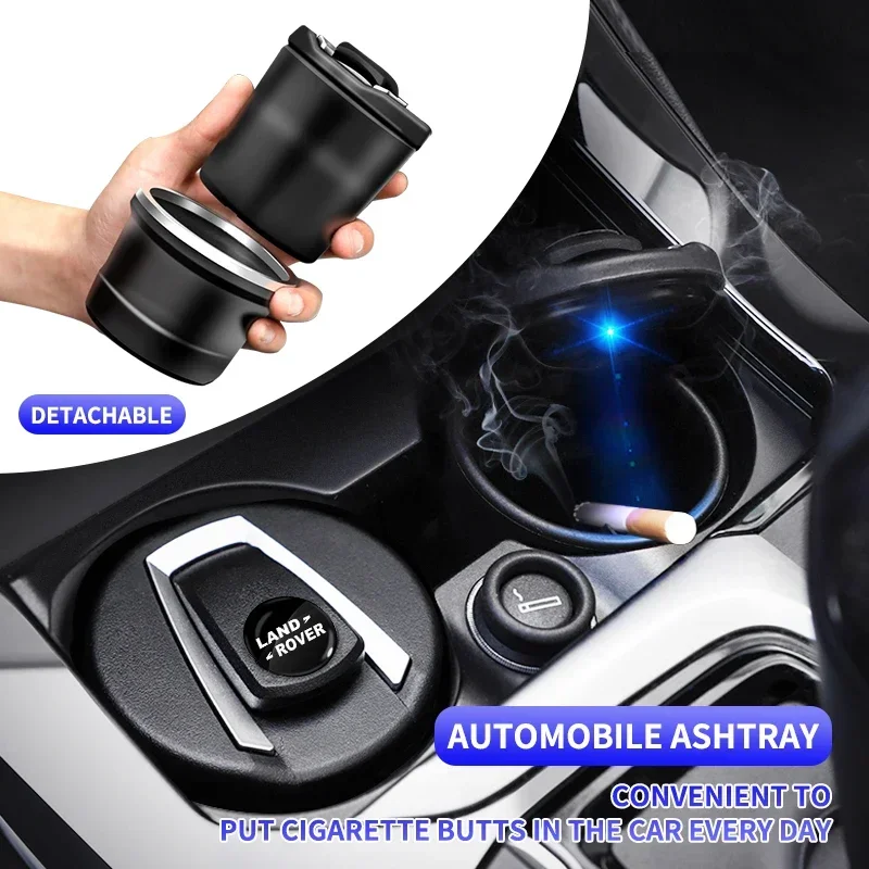 1 PC New Car Ashtray Garbage Coin Storage Cup For Land Rover Discovery 3 4 R4 LR2 Range Rover Evoque Sport Dander 2 Accessories