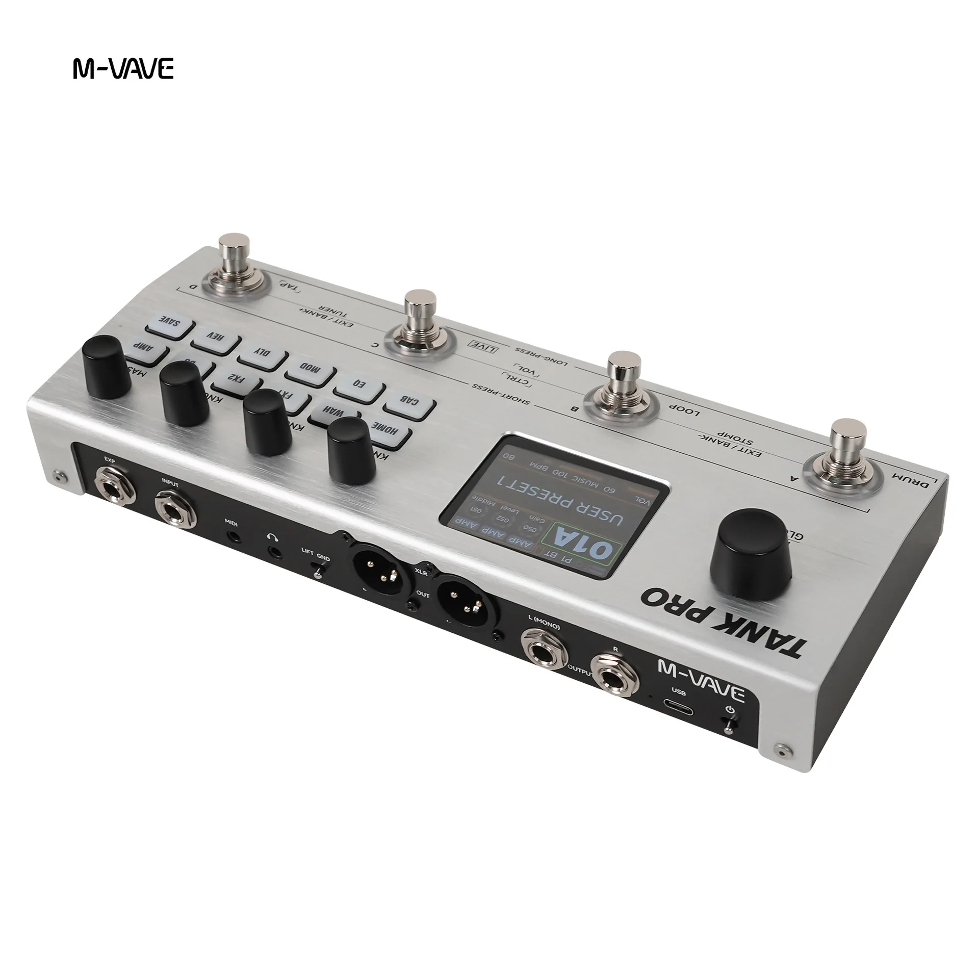 M-VAVE TANK PRO AI Neural Network Modeling Guitar Comprehensive