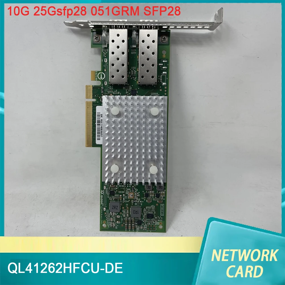 

New QL41262HFCU-DE For DELL Qlogic 10G 25Gsfp28 051GRM SFP28 Network Card High Quality Fast Ship