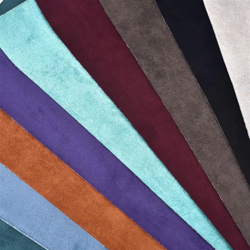 Self Adhesive Suede Fabric Faux Suede PU Leather For Jewelry Box Craft Decor Self-Adhesive Film For Car Interior Styling Decal