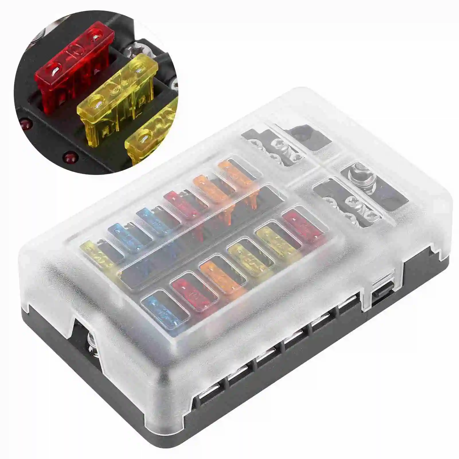 Blade  Box PBT  32V Dust Proof  Box Splash Proof with Multifunctional Stickers for Boat for Car for Yacht for Marine